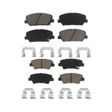 Front Rear Ceramic Brake Pads Kit For Kia Optima 2.0L KCX-100119