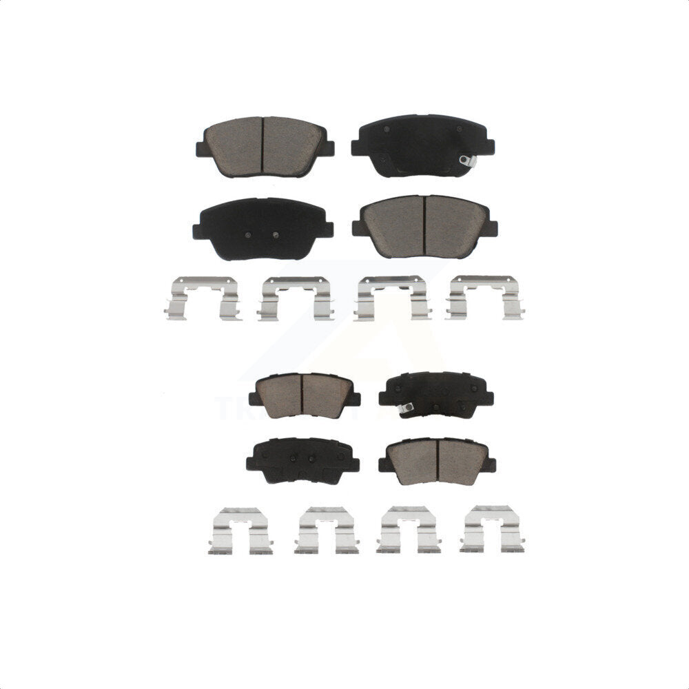 Front Rear Ceramic Brake Pads Kit For Kia Optima With Electric Parking KCX-100120