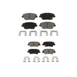 Front Rear Ceramic Brake Pads Kit For Kia Optima With Electric Parking KCX-100120