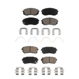 Front Rear Ceramic Brake Pads Kit For Kia Optima With Manual Parking KCX-100245