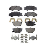 Front Rear Ceramic Brake Pads Kit For Kia Spectra Spectra5 KTC-100047