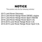 Front Rear Ceramic Brake Pads Kit For Land Rover Range Sport Discovery KTC-100577