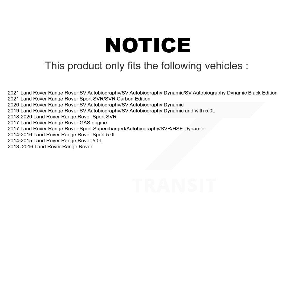 Front Rear Ceramic Brake Pads Kit For Land Rover Range Sport KCX-100094