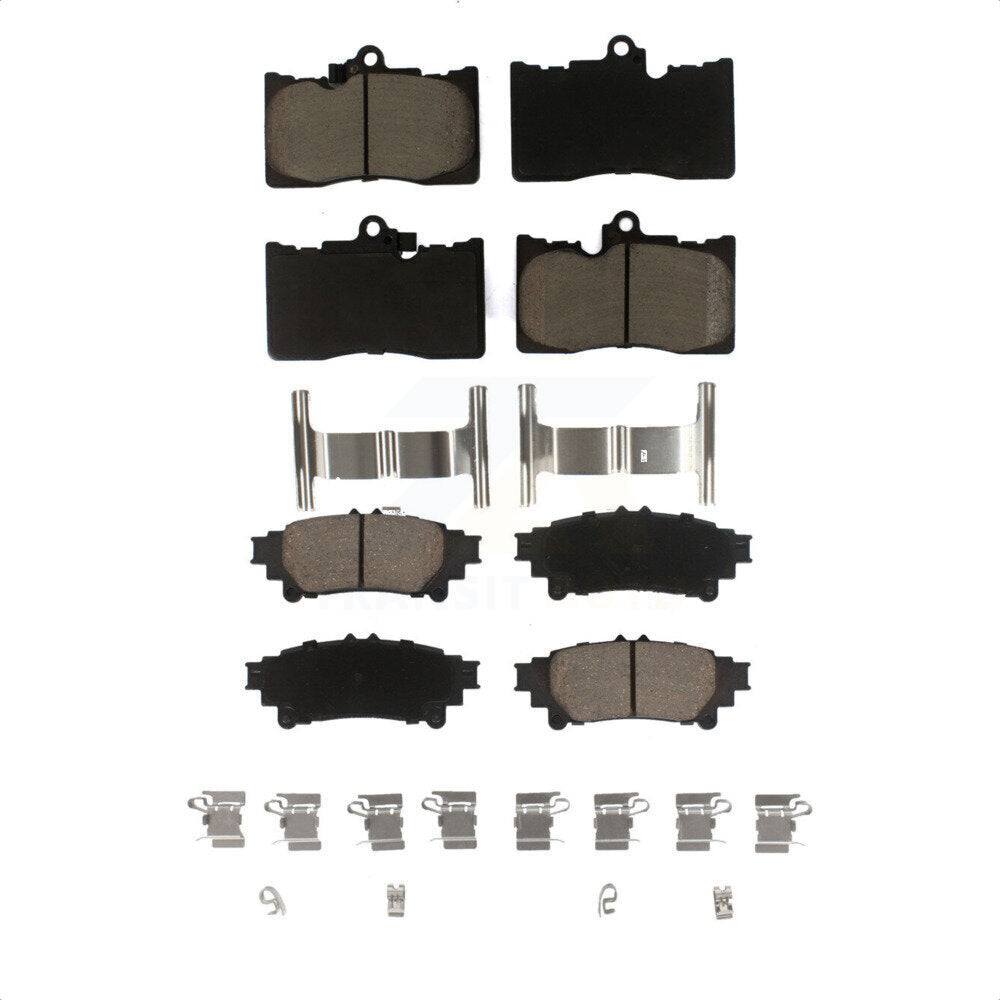 Front Rear Ceramic Brake Pads Kit For Lexus GS350 IS300 IS200t IS350 RC350 RC300 RC200t GS300 GS200t GS450h KCX-100161