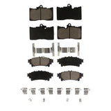 Front Rear Ceramic Brake Pads Kit For Lexus GS350 IS300 IS200t IS350 RC350 RC300 RC200t GS300 GS200t GS450h KCX-100161