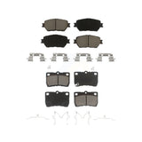 Front Rear Ceramic Brake Pads Kit For Lexus IS250 GS300 KCX-100497