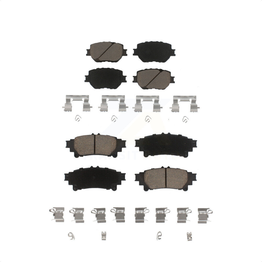 Front Rear Ceramic Brake Pads Kit For Lexus IS250 KCX-100287