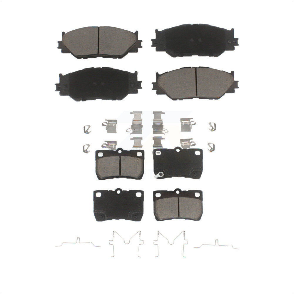 Front Rear Ceramic Brake Pads Kit For Lexus IS250 KCX-100498