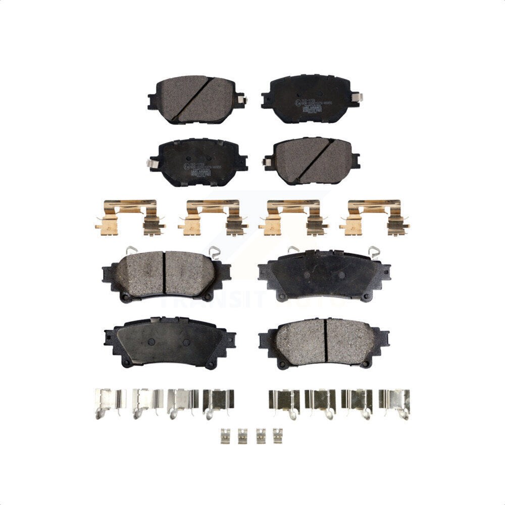 Front Rear Ceramic Brake Pads Kit For Lexus IS250 KTC-100527
