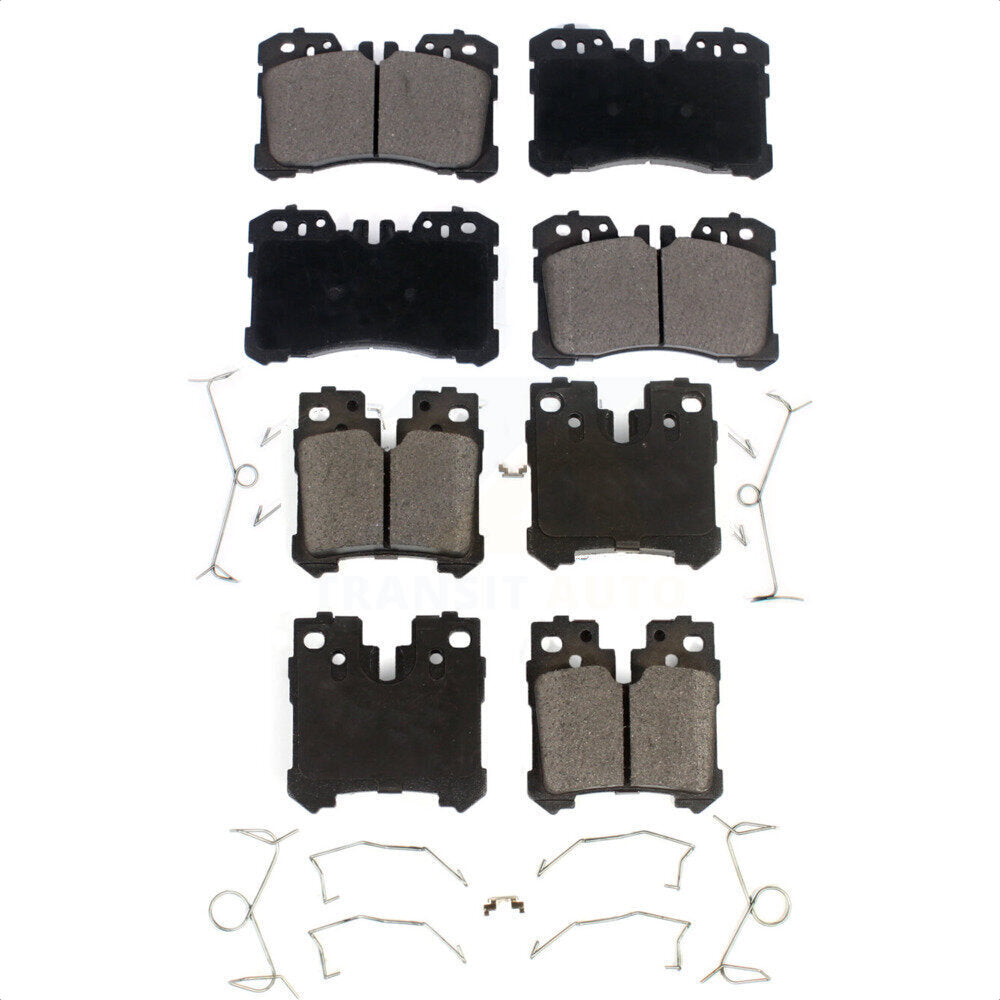 Front Rear Ceramic Brake Pads Kit For Lexus LS460 LS500 LS600h LS500h KTC-100609
