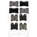 Front Rear Ceramic Brake Pads Kit For Lexus LS460 LS500 LS600h LS500h KTC-100609