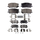 Front Rear Ceramic Brake Pads Kit For Lexus Toyota Highlander RX350 RX330 RX400h KTC-100014