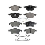 Front Rear Ceramic Brake Pads Kit For Mazda 3 5 KTC-100030