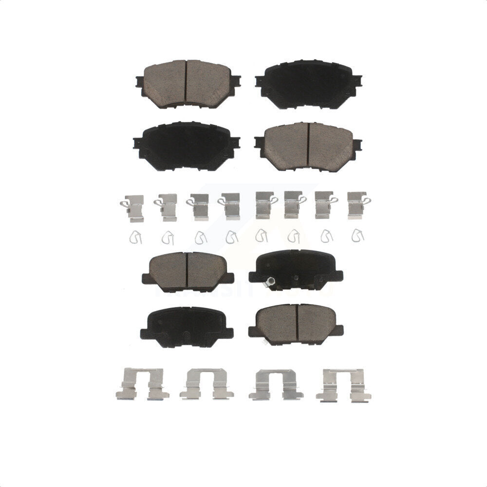Front Rear Ceramic Brake Pads Kit For Mazda 3 Sport KCX-100252