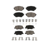 Front Rear Ceramic Brake Pads Kit For Mazda 3 Sport KCX-100252