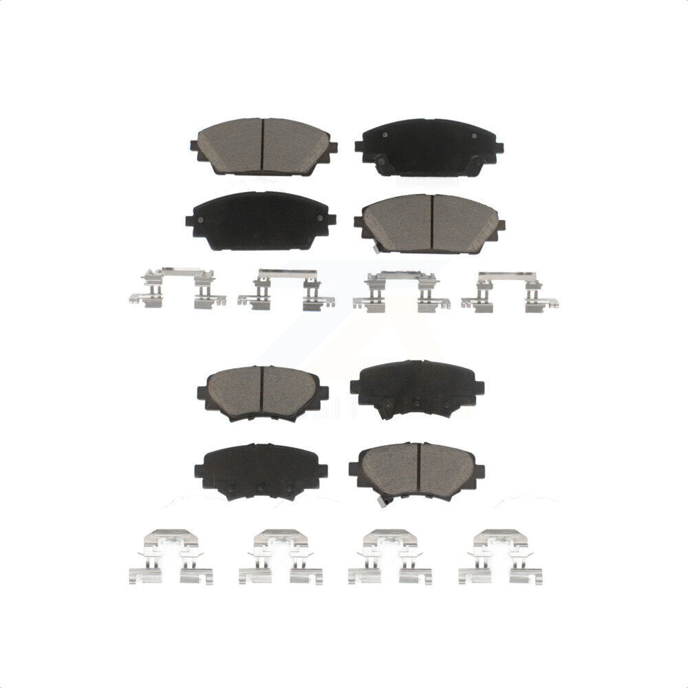 Front Rear Ceramic Brake Pads Kit For Mazda 3 Sport KCX-100253