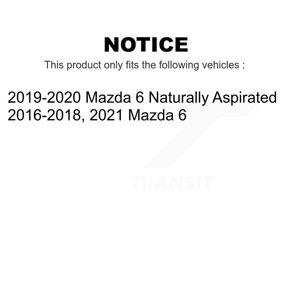 Front Rear Ceramic Brake Pads Kit For Mazda 6 KCX-100179