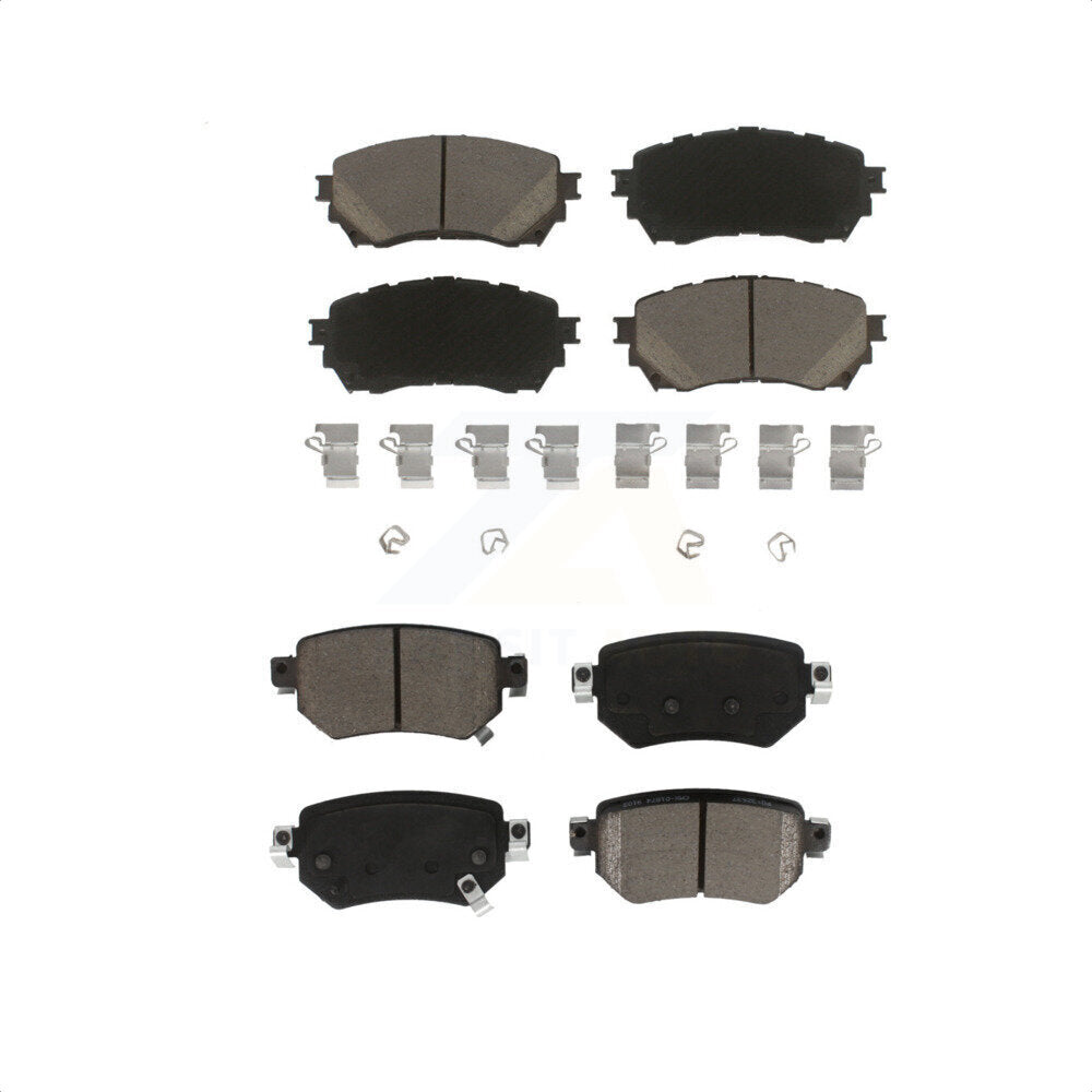 Front Rear Ceramic Brake Pads Kit For Mazda 6 KCX-100179