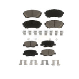 Front Rear Ceramic Brake Pads Kit For Mazda 6 KCX-100180