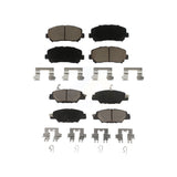Front Rear Ceramic Brake Pads Kit For Mazda CX-5 KCX-100194