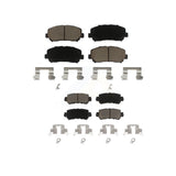 Front Rear Ceramic Brake Pads Kit For Mazda CX-5 KCX-100435