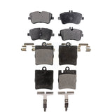 Front Rear Ceramic Brake Pads Kit For Mercedes-Benz C240 CLK350 C320 C280 CLK320 C350 KTC-100448