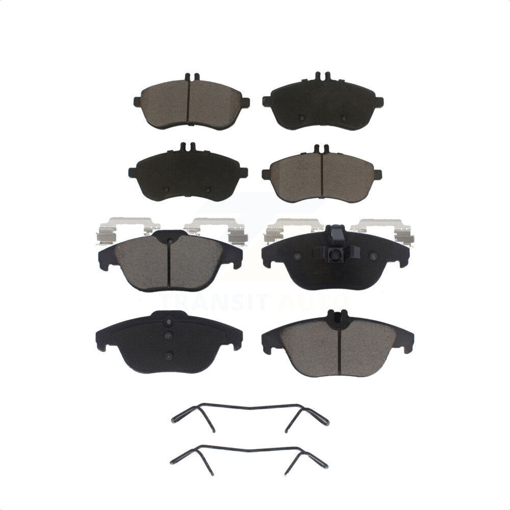 Front Rear Ceramic Brake Pads Kit For Mercedes-Benz C300 C250 C230 KCX-100262