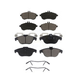 Front Rear Ceramic Brake Pads Kit For Mercedes-Benz C300 C250 C230 KCX-100262