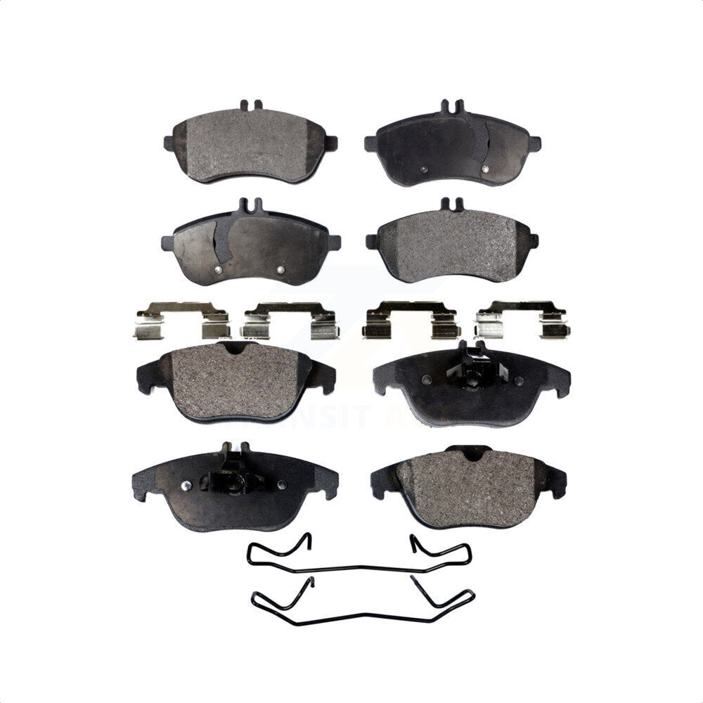 Front Rear Ceramic Brake Pads Kit For Mercedes-Benz C300 C250 C230 KTC-100150