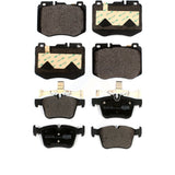 Front Rear Ceramic Brake Pads Kit For Mercedes-Benz C300 C400 C350e KTC-100553