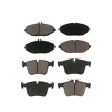 Front Rear Ceramic Brake Pads Kit For Mercedes-Benz C300 Without Sport Package KCX-100285