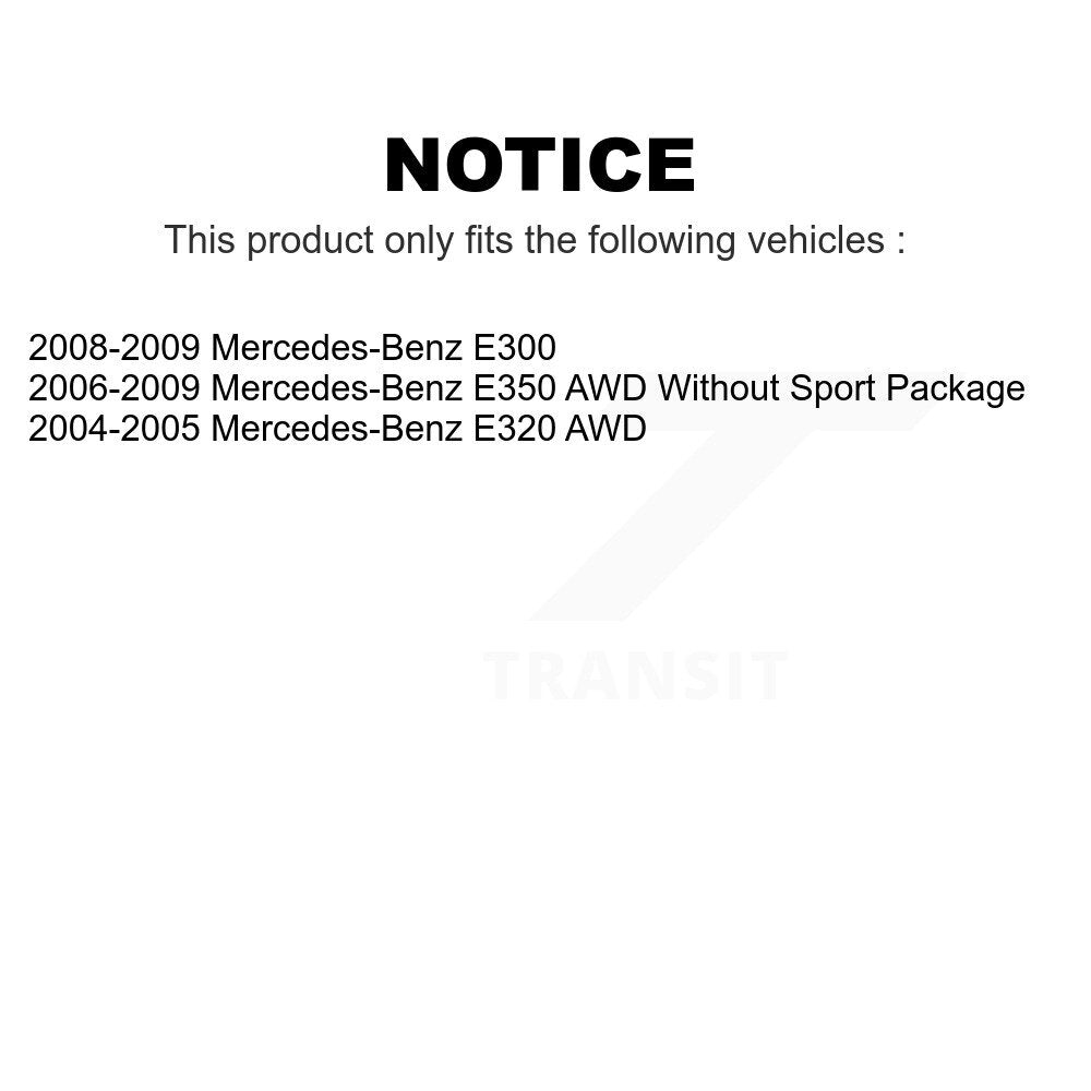 Front Rear Ceramic Brake Pads Kit For Mercedes-Benz E350 E320 E300 KTC-100432