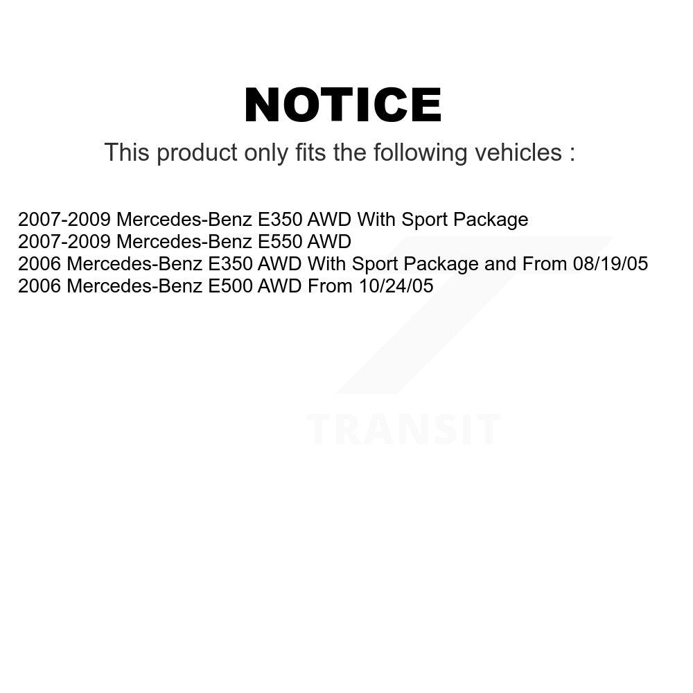 Front Rear Ceramic Brake Pads Kit For Mercedes-Benz E350 E550 E500 AWD KCX-100048