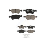 Front Rear Ceramic Brake Pads Kit For Mercedes-Benz E350 E550 E500 AWD KCX-100048