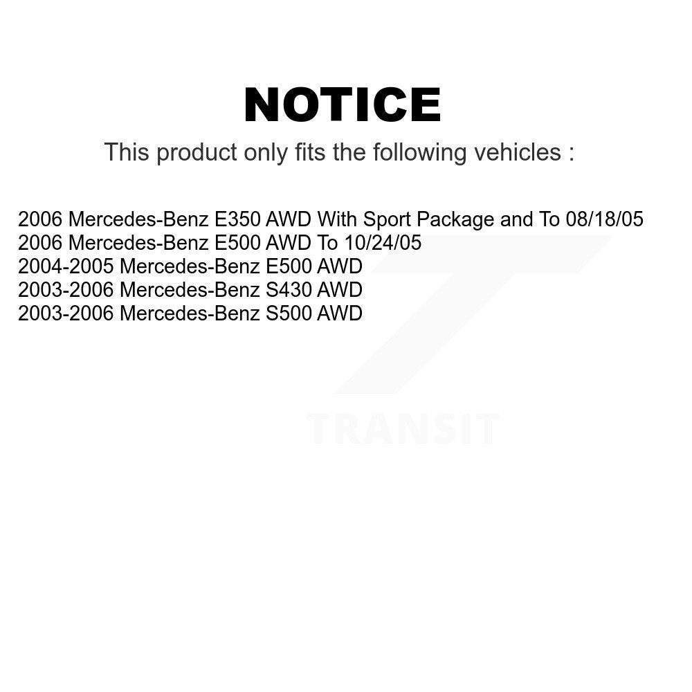 Front Rear Ceramic Brake Pads Kit For Mercedes-Benz E350 S430 E500 S500 AWD KTC-100616