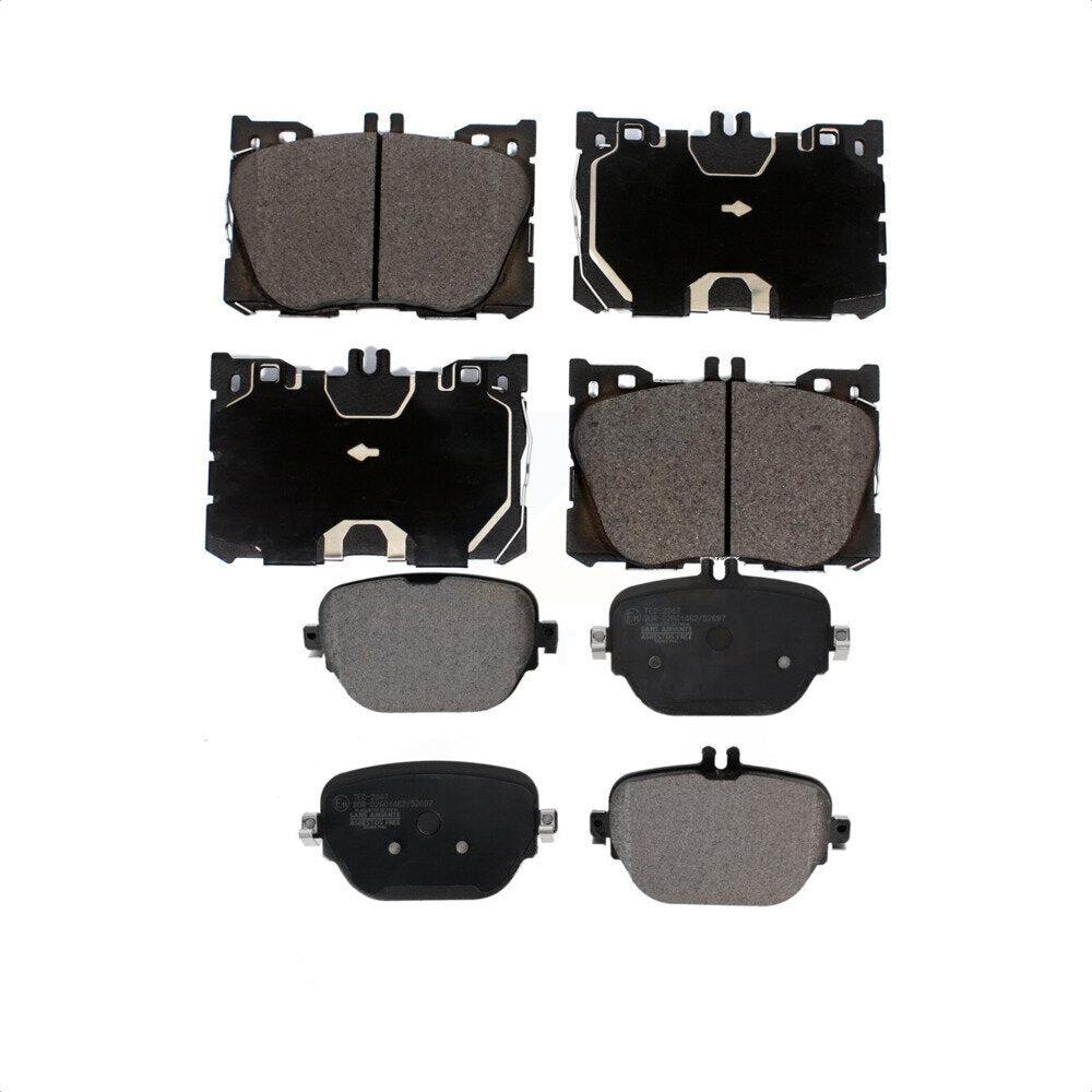 Front Rear Ceramic Brake Pads Kit For Mercedes-Benz E450 E43 AMG E53 KTC-100703