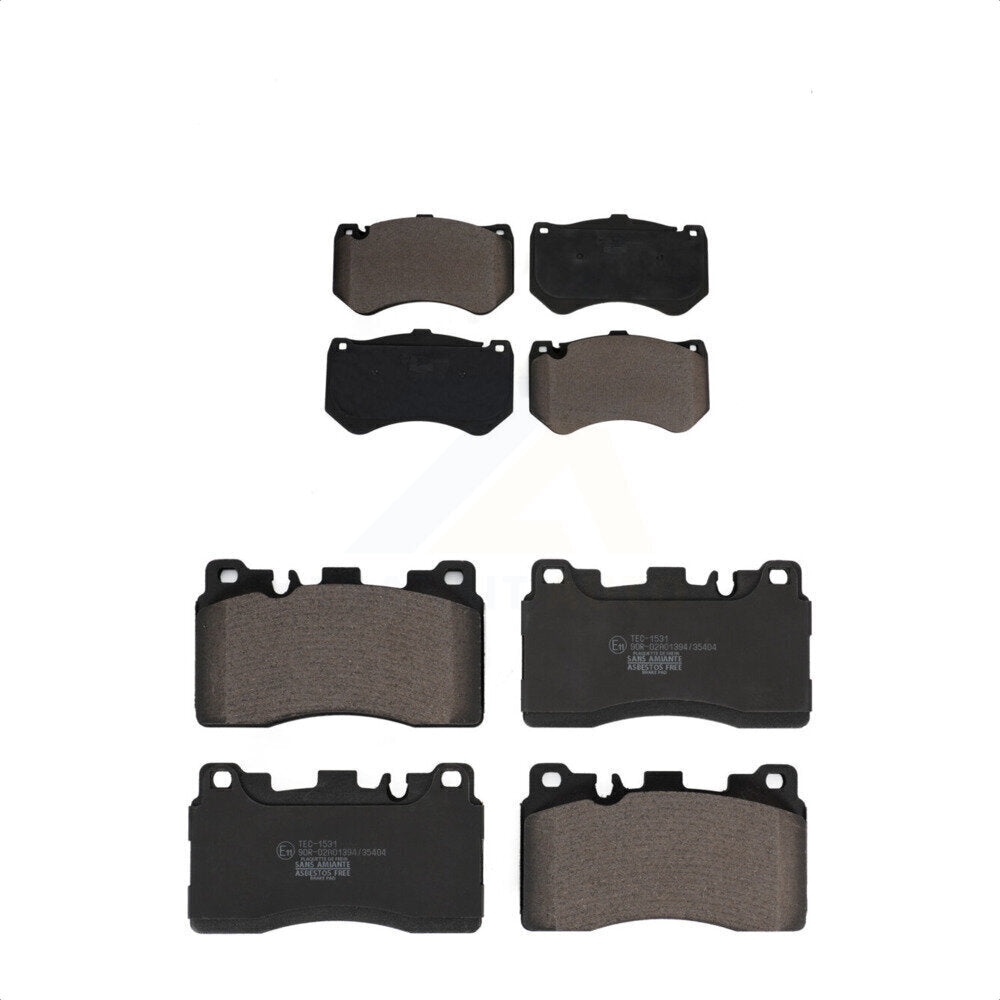 Front Rear Ceramic Brake Pads Kit For Mercedes-Benz E63 AMG CLS63 S With Composite Brakes KTC-100683