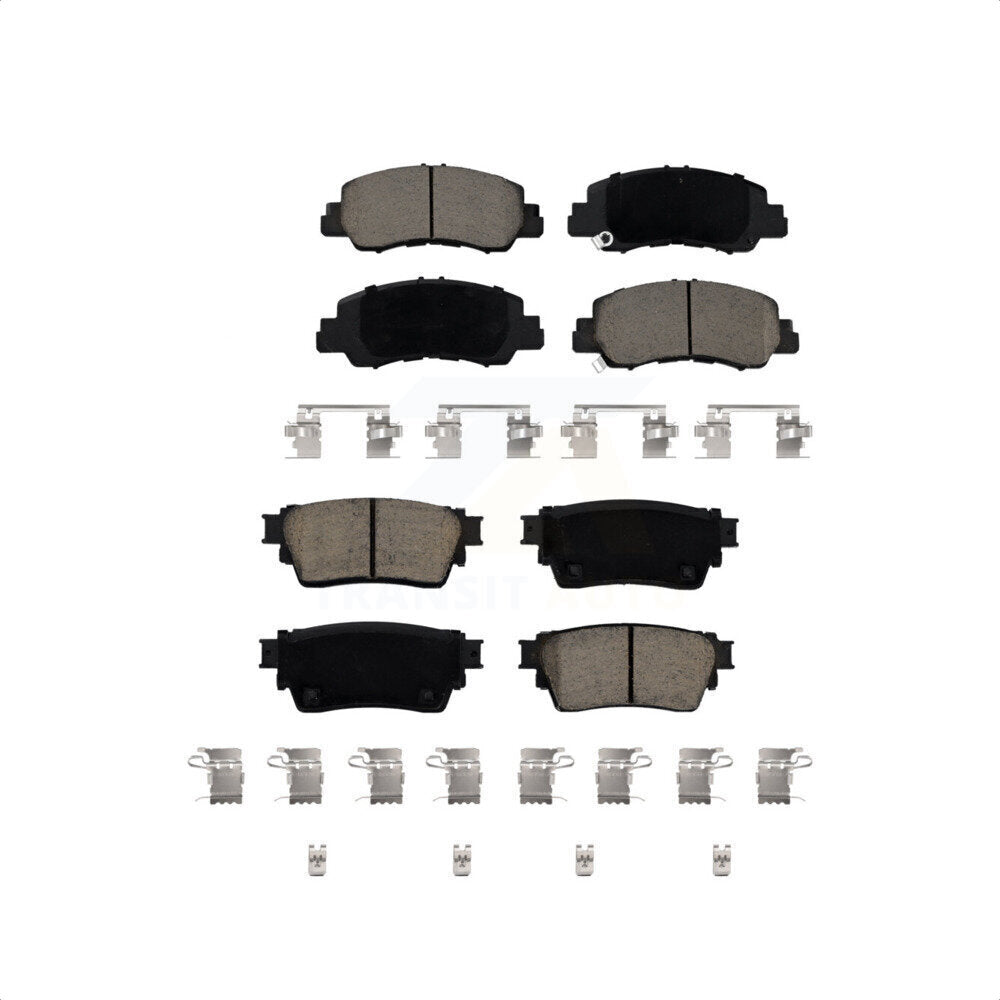 Front Rear Ceramic Brake Pads Kit For Mitsubishi Eclipse Cross With Electric Parking KCX-100530