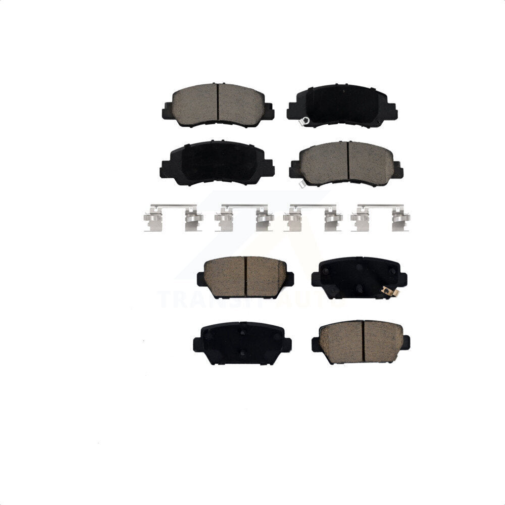 Front Rear Ceramic Brake Pads Kit For Mitsubishi Eclipse Cross With Manual Parking KCX-100542
