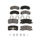 Front Rear Ceramic Brake Pads Kit For Mitsubishi Lancer KCX-100371