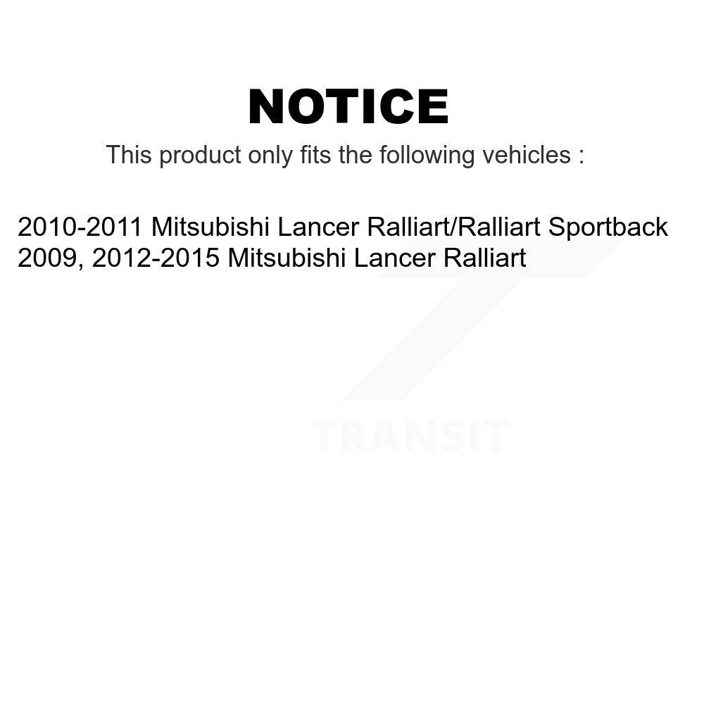 Front Rear Ceramic Brake Pads Kit For Mitsubishi Lancer KTC-100340