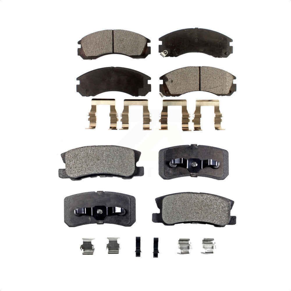 Front Rear Ceramic Brake Pads Kit For Mitsubishi Lancer KTC-100340