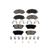 Front Rear Ceramic Brake Pads Kit For Mitsubishi Outlander KCX-100532