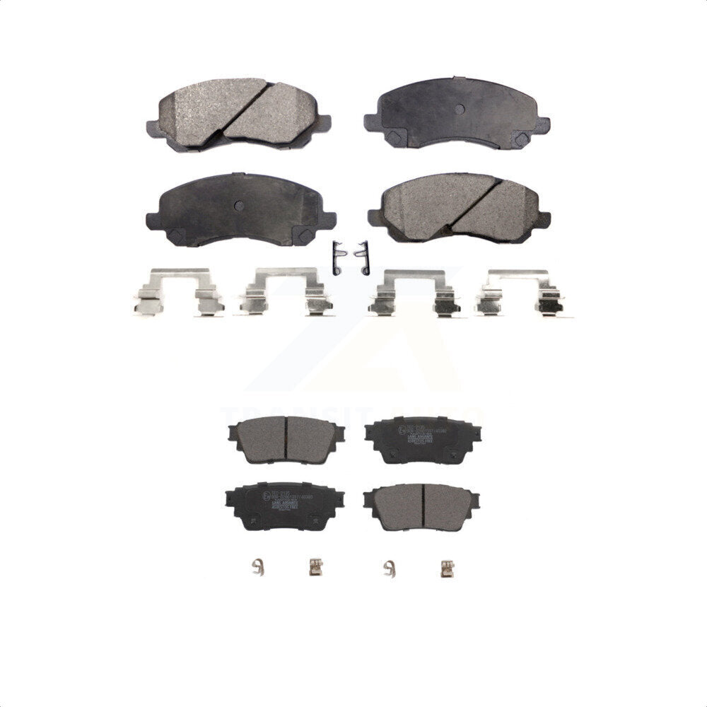 Front Rear Ceramic Brake Pads Kit For Mitsubishi Outlander KTC-100655