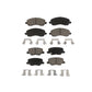 Front Rear Ceramic Brake Pads Kit For Mitsubishi Outlander Sport RVR KCX-100477