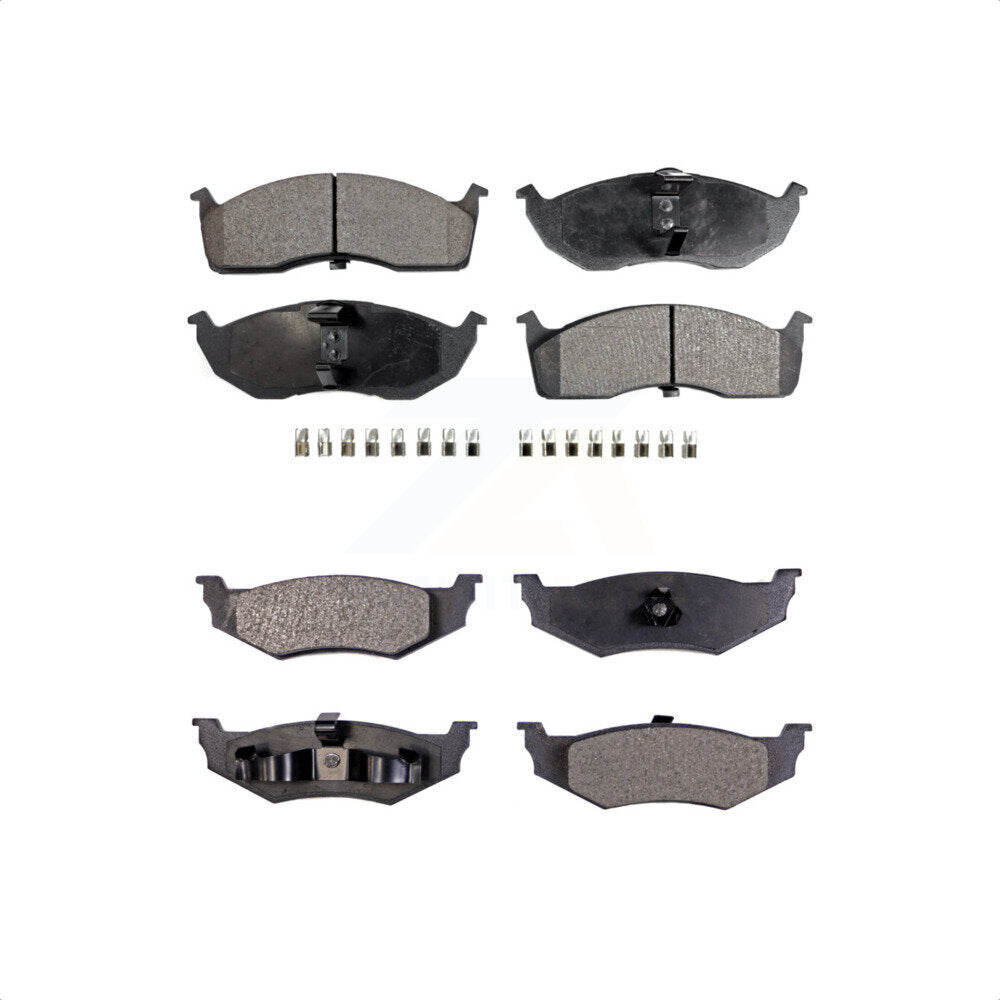 Front Rear Ceramic Brake Pads Kit For Neon Dodge Plymouth Chrysler KTC-100343
