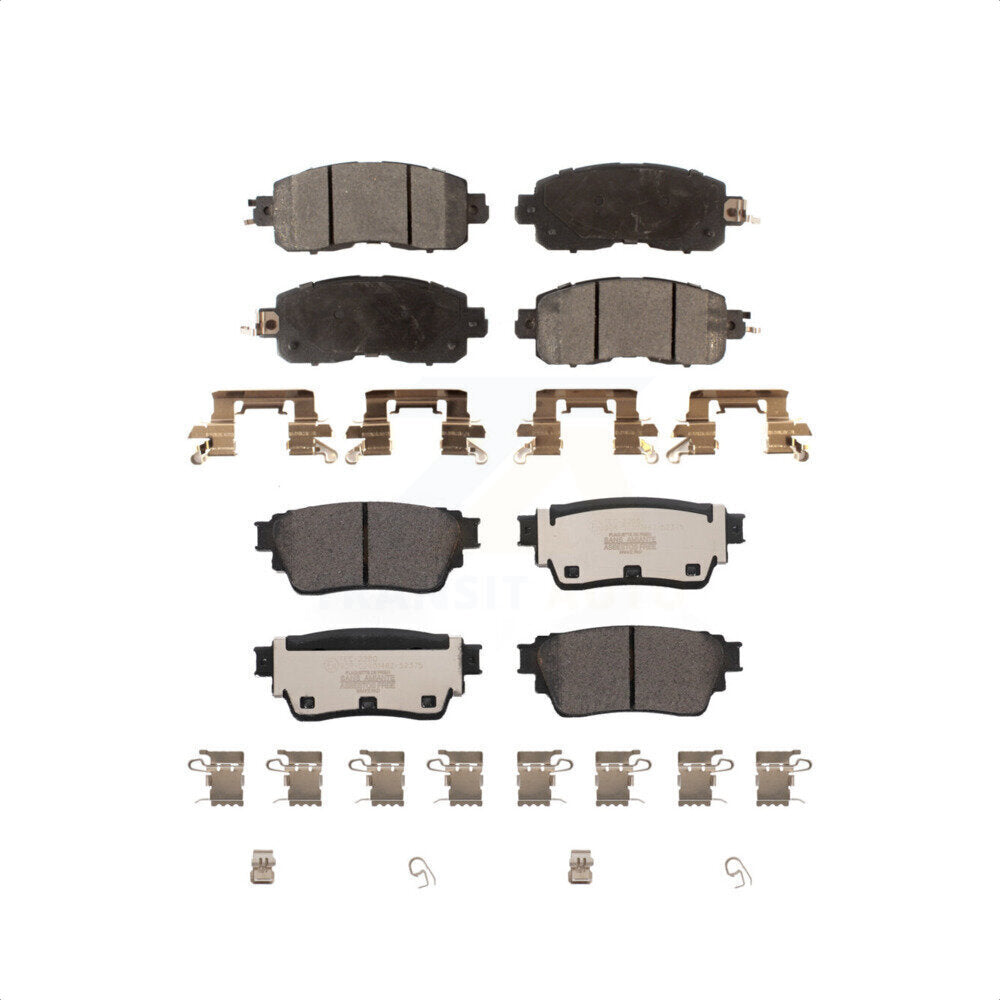 Front Rear Ceramic Brake Pads Kit For Nissan Altima KTC-100688