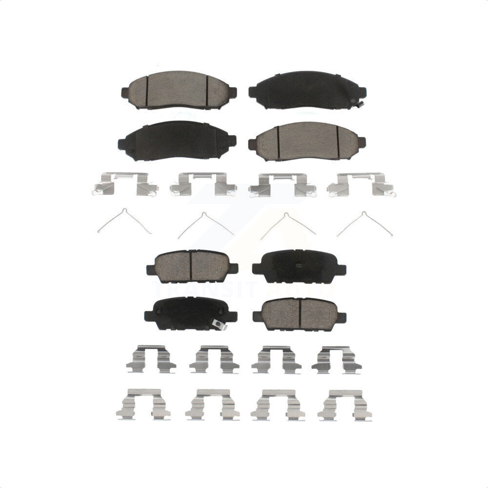 Front Rear Ceramic Brake Pads Kit For Nissan LEAF KCX-100212
