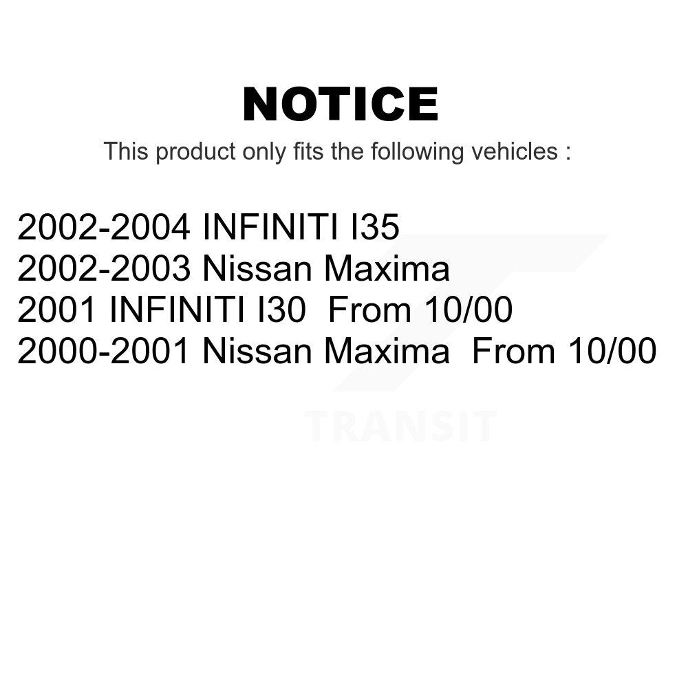 Front Rear Ceramic Brake Pads Kit For Nissan Maxima INFINITI I35 I30 KCX-100303