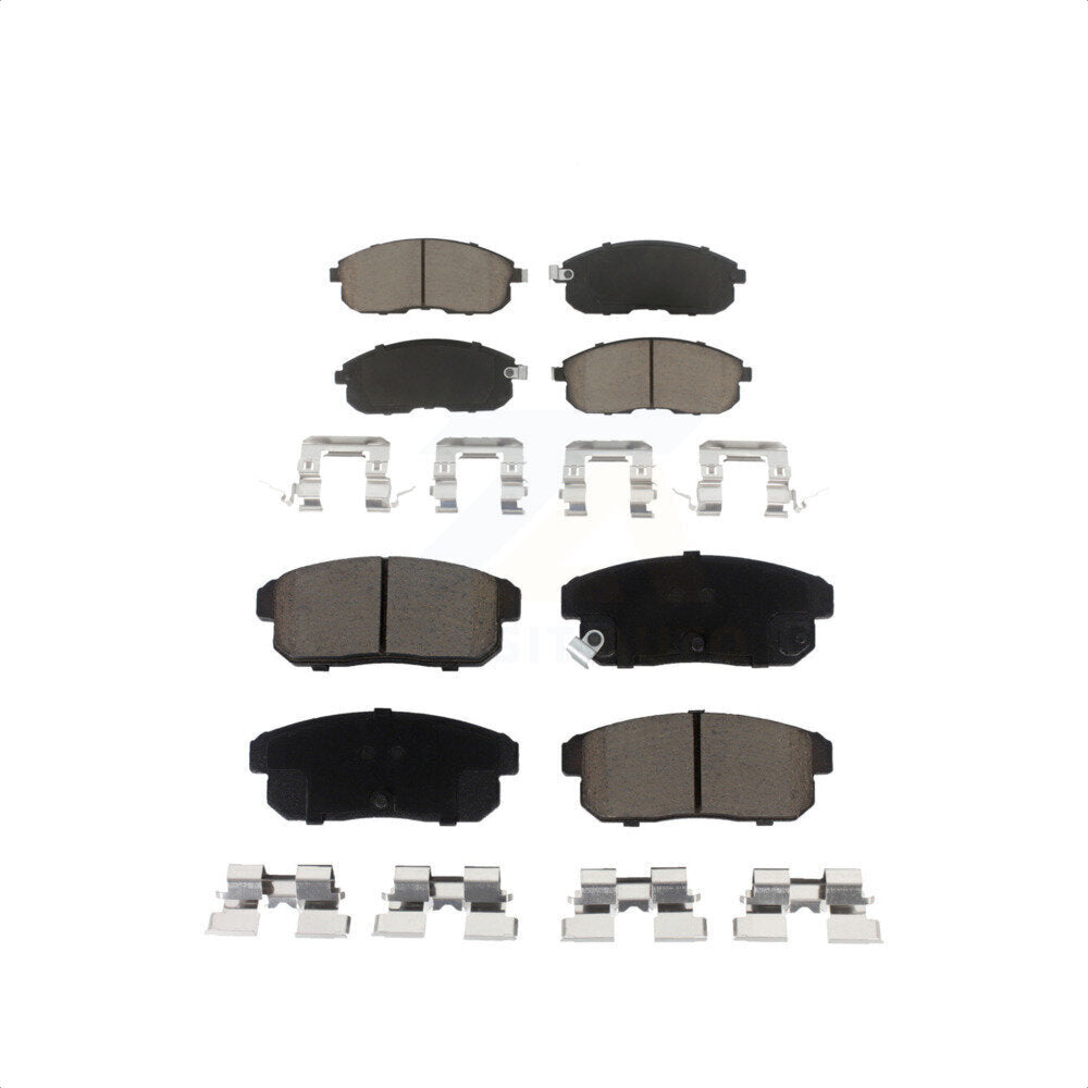 Front Rear Ceramic Brake Pads Kit For Nissan Maxima INFINITI I35 I30 KCX-100303